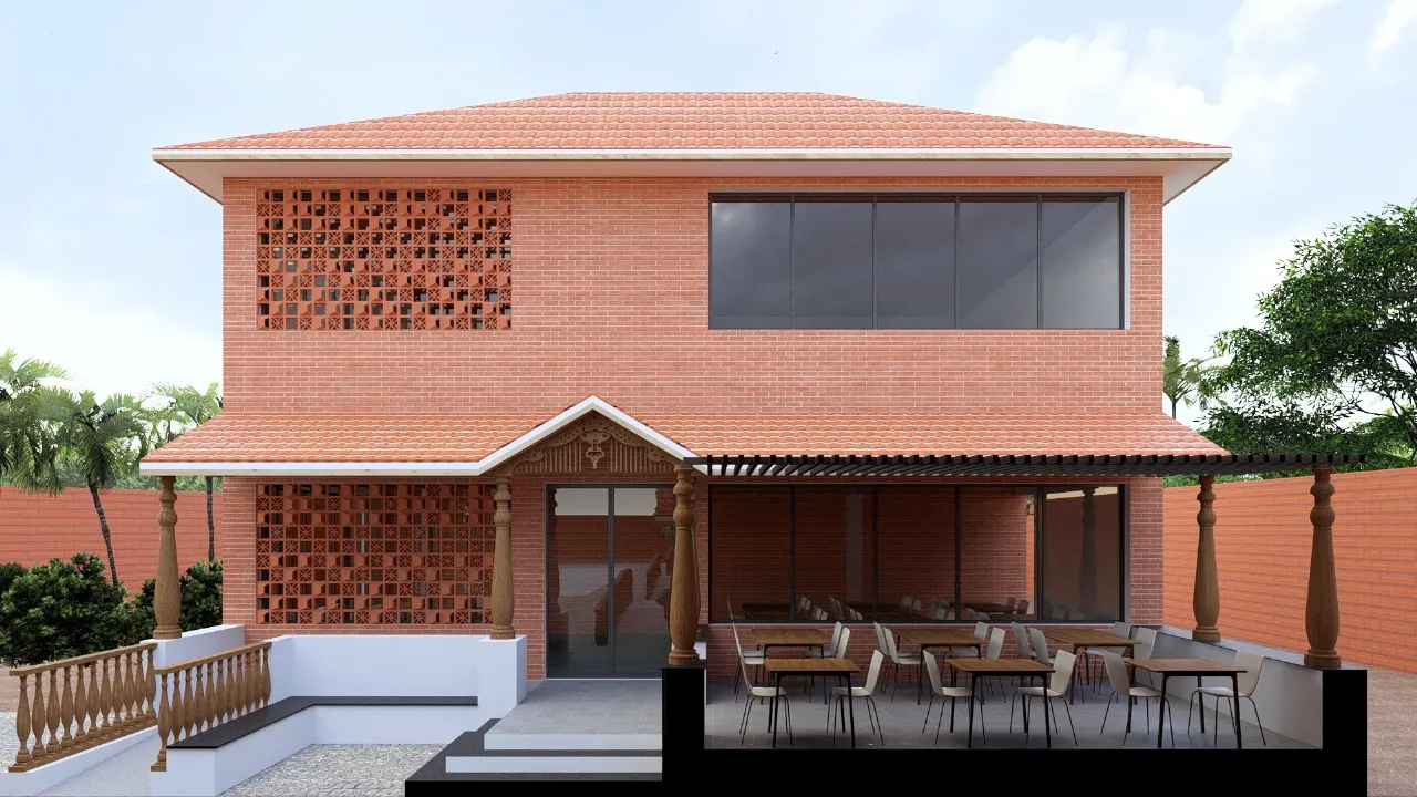 Ramp-accessible pathways across the Aran Senior Living campus