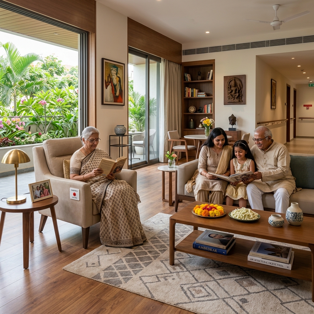 A comparison of joint family living and modern retirement communities in India